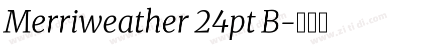 Merriweather 24pt B字体转换 Merriweather 24pt B字体转换